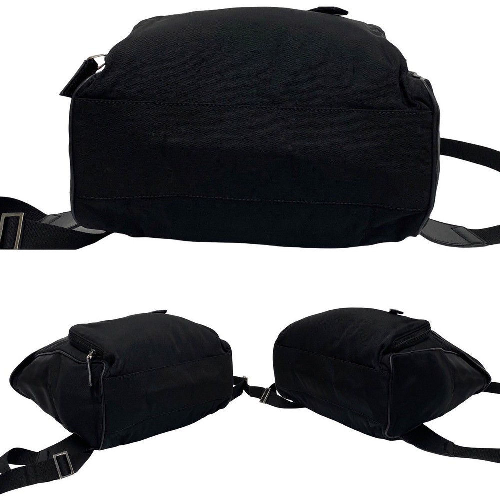 Gucci Logo Nylon Drawstring Rucksack Backpack Bla… - image 7